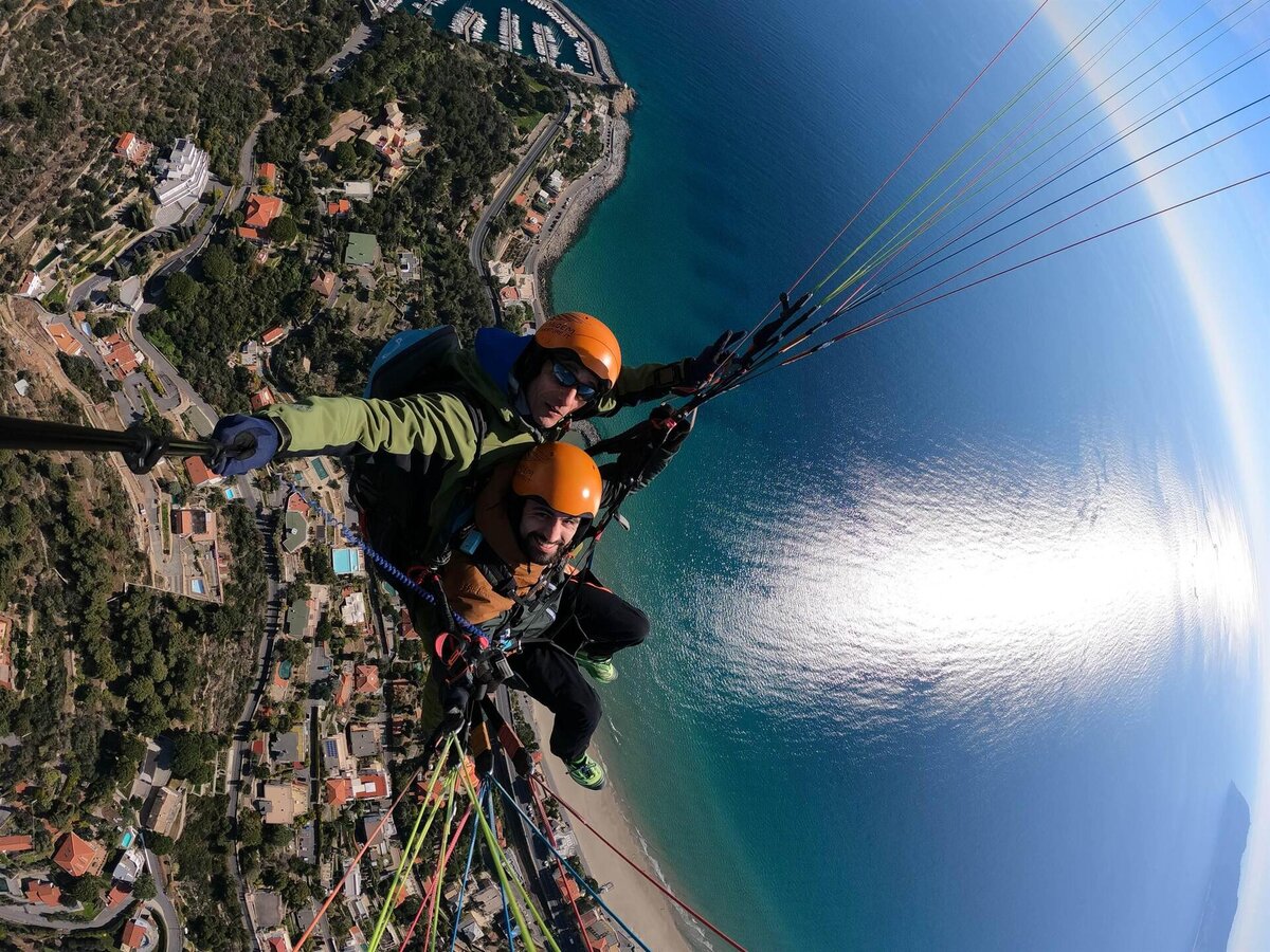 parapendio tandem liguria adventure paragliding al