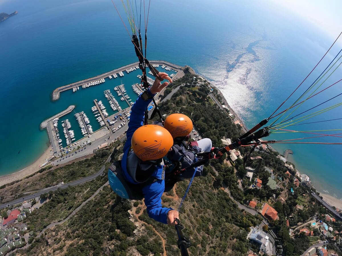 volo parapendio alassio