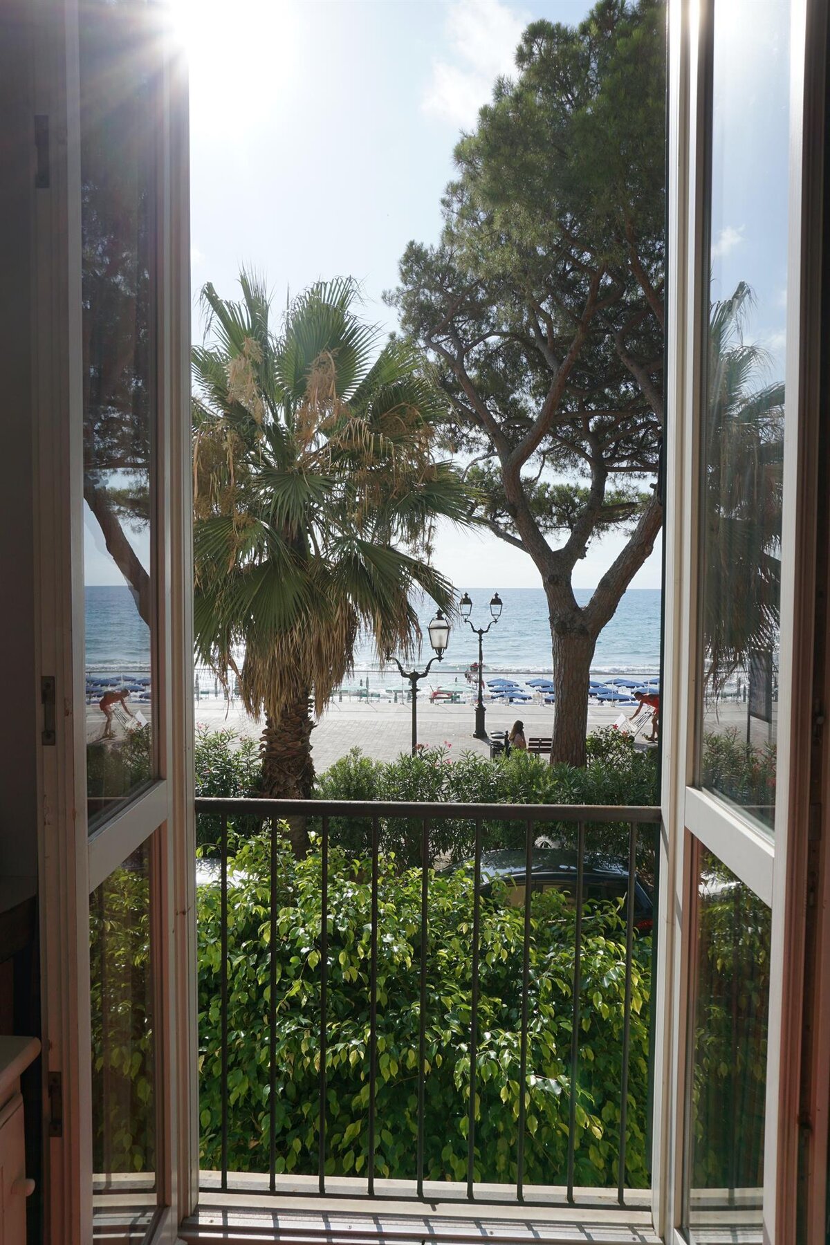 Vista mare dalla camera fronte mare