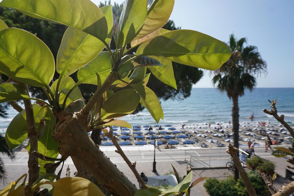 Vista mare dalla camera fronte mare